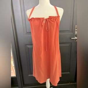 Coral boho summer dress‎